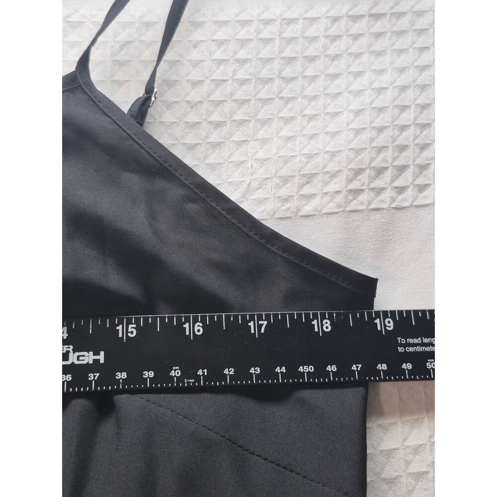 Nanette Slip Dress Womens Size 10 Black Lined Mini Scoop Neck Sleeveless 7412 - Picture 5 of 7